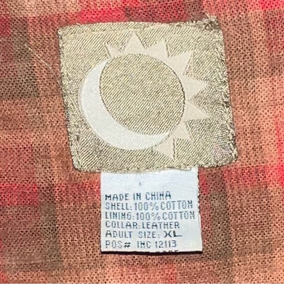 Vintage Marlboro Work Jacket 90s Detroit Style Flannel Lined Tan Size XL - Picture 9 of 10